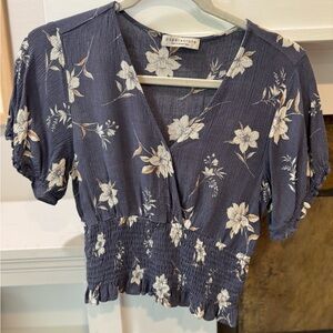 Paper Crane Floral Top
